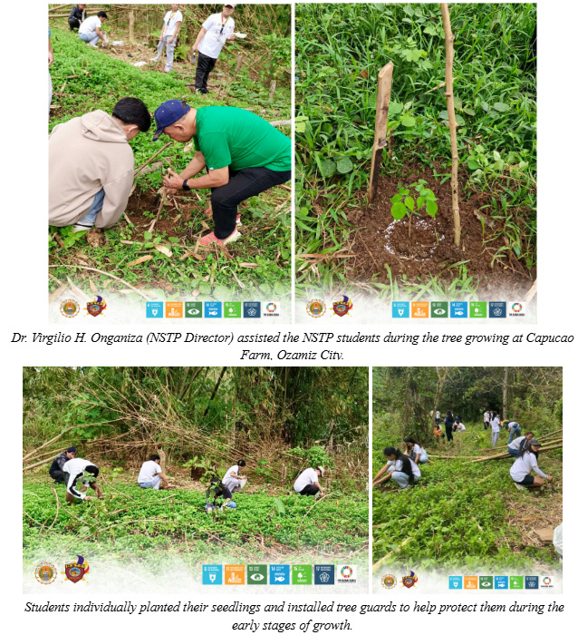 600 Philippine Endemic Narra Seedlings Planted by MU NSTP Students at Capucao Farm, Ozamiz City